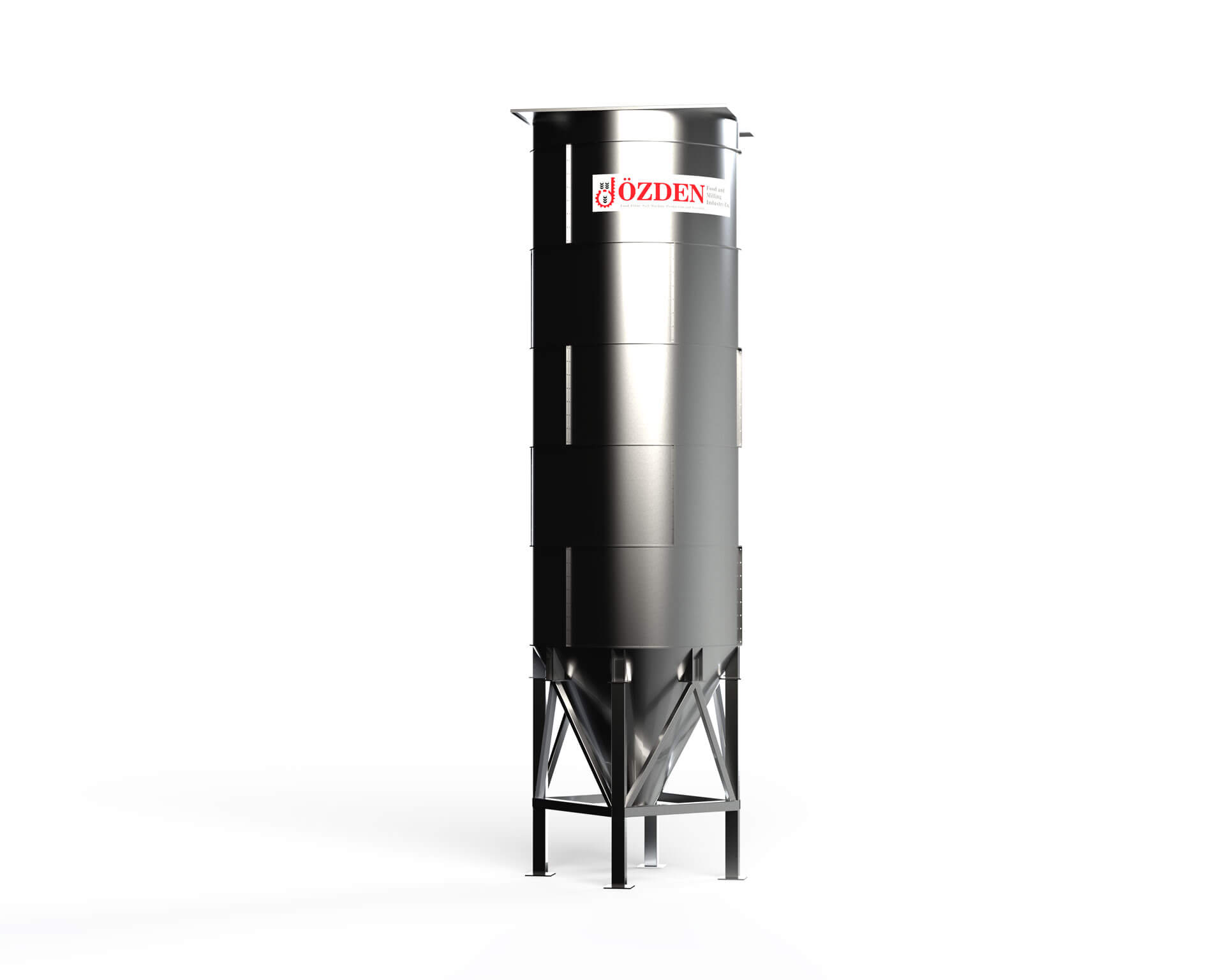 Standing Silo || ÖZDEN FEED MACHINES - MILLING INDUSTRY - Özden Feed Mill Machines - Feed Factory Machinery Manufacturing, Flour Factory Machinery Manufacturing, Salt Factory Machinery Manufacturing - Plant Installation, Aspirator, Cebritav, Bagging Scale, Double Deck Roller, Garbage Purifier, Elevator, Semolina Purifier, Jet Filter, Husk Peeler, Square Sieve, Bran Brush, Control Panel, Screw Auger, Vibro Scanner, Trieur, Rotoflow, Stone Separator, Single Deck Roller, Pellet Press, Molasses, Hammer Mill, Mixer, Accessories